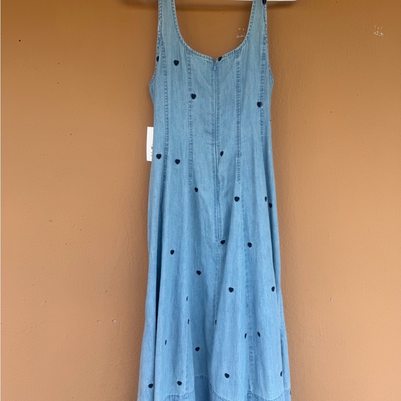 Dresses & Skirts - Blue Denim Sleeveless Dress